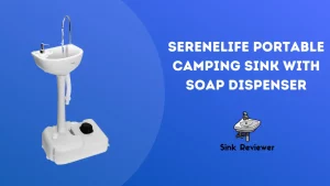 SereneLife Portable Camping Sink With Soap Dispenser