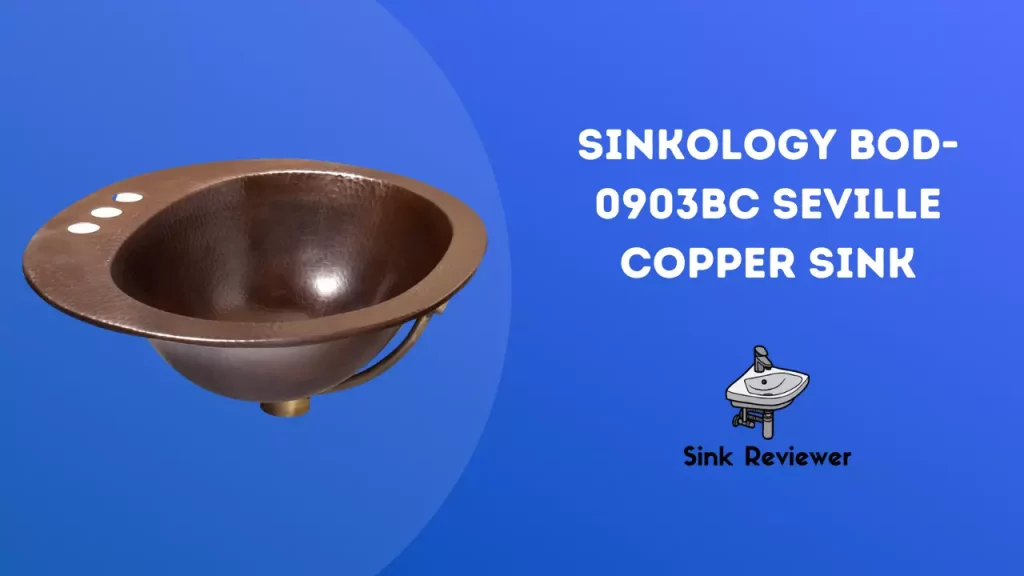 Sinkology BOD-0903BC Seville Copper Sink Reviewed Sink Reviewer