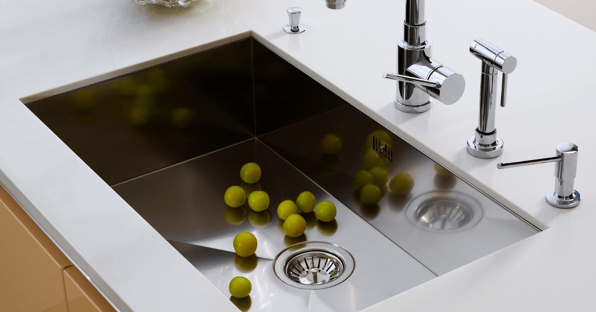 types of materials for kitchen sink