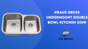 Kraus KBU24 Undermount Double Bowl Kitchen Sink