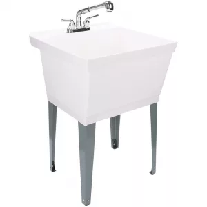LDR Industries White Utility Sink Laundry Tub Review
