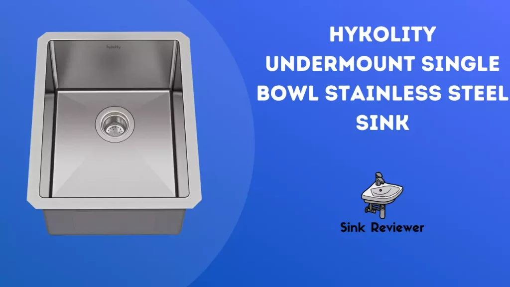 Hykolity Undermount Single Bowl Stainless Steel Sink Reviewed Sink Reviewer