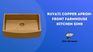 Ruvati Copper Apron-Front Farmhouse Kitchen Sink