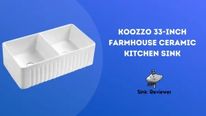 Koozzo 33-Inch Farmhouse Ceramic Kitchen Sink