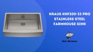Kraus KHF200-33 PRO Stainless Steel Farmhouse Sink