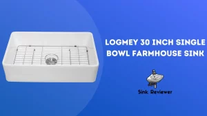 Logmey 30 Inch Single Bowl Farmhouse Sink