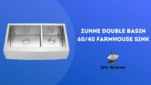 ZUHNE Double Basin 60/40 Farmhouse Sink